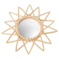 thumbnail image 3 of Woven Mirror 30X30X3CM Vintage Mirror Ideal For Bathroom And Living Room 1Set, 3 of 3