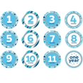 thumbnail image 1 of Creative Party Milestone Glitter Stickers (Pack of 12), 1 of 1