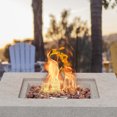 thumbnail image 6 of ESSENTIAL LOUNGER Outdoor Propane Fire Pit 50,000 BTU 35-inch Square Concrete Natural Gas Fire Table Outside Smokeless Firepit Furniture with Propane Tank Metal Stand, 6 of 14
