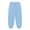 Blue, variant on Wilark Girls Sweatpants with Pockets Size 10, Casual Drawstring Elastic Waist Fashion Running Baggy Joggers for Kids Gray