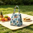 thumbnail image 2 of Gifts onlyliua Japanese-Style Insulated Bento Lunch Bag Portable Thermal Food Tote Lightweight Reusable School Office Picnic Cooler Compact Design Easy-Clean Thermal Carrier, 2 of 9