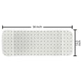 thumbnail image 2 of Abstract Microwave Oven Cover, Modern Illustration of Hearts and Diagonally Arranged Dotted Squares, Water Resistant Organizer with Pockets for Kitchen, 36" x 12", Dark Grey and Coconut, by Ambesonne, 2 of 4