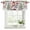 Khaki Off White, variant on Teal Snowman Christmas Curtain Valances for Windows, Kitchen Valance Window Treatments Panel 2 Pack, Balls Xmas Botanical Tree Rod Pocket Short Curtains for Bathroom Bedroom 42 x 12 Inch