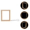 thumbnail image 1 of HAMPPLIES LED Illuminated Picture Frame with Light for Desk Decor White Frame for 3D Effect 1 PCS, 1 of 8