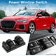 thumbnail image 2 of Interruptor de ventana eléctrica Unique Bargains No.4F0959851H para el lado del conductor delantero izquierdo para Audi A3 A6 Q7 Negro, 2 of 7