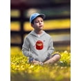 thumbnail image 2 of Hairy Monster Greeting Hoodie Juniors -Image by Shutterstock,  Small, 2 of 4