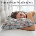 thumbnail image 5 of Vintage Spring Floral Pillow Covers, Linen Long Throw Pillow Case, Summer Botanical Watercolor Holiday Pillow Protector Decorative Cushion Cover for Living Room/Bedroom 20" x 30", 5 of 8