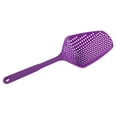 thumbnail image 1 of Cesta coladora para utensilios de cocina y utensilios esenciales Colador de nailon morado con forma de pala para cocina, 1 of 2