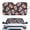 Colorful Sugar Skull Pattern, variant on Uourmeti Goth Skull Rose Heart Windshield Sun Shade - Foldable UV & Heat Blocker for Cars, SUVs & Trucks - Stylish Automotive Interior Accessory