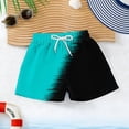 thumbnail image 4 of EGNMCR Children's Summer Solid Colors Leisure Sports With Pocket Beach Shorts And Swimming Trunks For Kids Girl polyester Pants, 4 of 8
