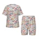 thumbnail image 1 of Balery Passport Stamp Conjunto de Pijama Infantil de Manga Corta con Estampado – Ropa de Dormir de Algodón Suave-XX-Large, 1 of 6