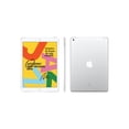 thumbnail image 5 of Pre-Owned Apple iPad 7th Gen A2200 (WiFi + Cellular Unlocked) 32GB Silver Bundle with Case, Wireless Earbuds, Tempered Glass Screen Protector, 5 of 5