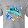 thumbnail image 4 of Inktastic Stegosaurus Space Dinosaur with Stars and Planet Youth T-Shirt, 4 of 5