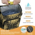 thumbnail image 2 of Astrology Print Insulated Cooler Backpack - 20L Leakproof Lunch Backpack with Cosmic & Witchy Aesthetic, 2 of 6