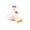 White #23, variant on StlyGar Cute Chicken Plush Toy, Soft Fluffy Hen Stuffed Animal, Farm Animal Plushie in White & Brown, Gift for Kids White