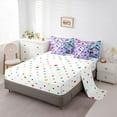 thumbnail image 5 of Feelyou Teens Funny Mushroom Bedding Comforter Set 7pcs, MagicJungle Plant Queen Bedding Sets, Splatter Watercolor Botanical Reversible Queen Sheet Sets, Microfiber Bedroom Decor, 5 of 8