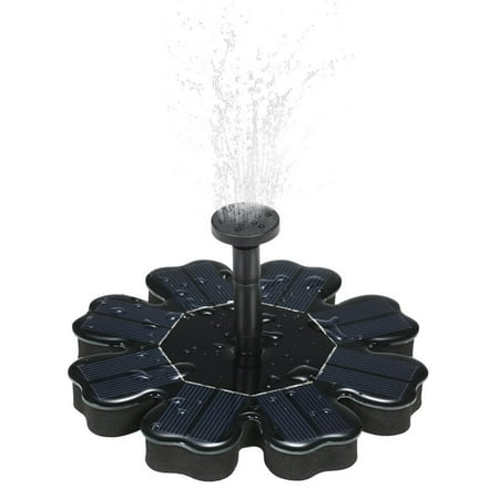 Bird Bath Fountain Solar Solar Fountain Pump, Bird Bath Fountains, Floating Solar Pump Bird Bath Fountain Self powered For Garden and Patio Watering (Solar Fountain) ()