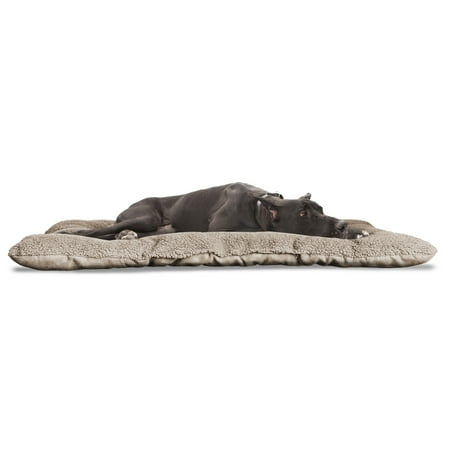 Cheap Dog Crate Pad FurHaven Pet Kennel Pad | Reversible Terry and Suede Pet Tufted Pillow Dog Bed for Crates & Kennels, Clay, Jumbo ()
