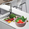 thumbnail image 4 of Ganfancp Colador de Cocina Doble de Plástico Desmontable Juego de Coladores Apilables Juego de Coladores de Plástico para Lavar y Escurrir Verduras y Frutas Ofertas Flash No Tener, 4 of 6