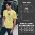 thumbnail image 4 of Greenyef Graphics I Paused My Game to Be Here Gamer Gift Funny Tee Men's T-Shirt Style-42 (Cornsilk & Navy Blue, X-Large), 4 of 6