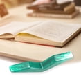 thumbnail image 3 of huanledash Book Page Holder Smooth Finish Groove Design Universal Size Reading Aid Resin Reading Lover Thumb Book Support Book Lovers Bookworm Literary Gift, 3 of 8