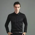 thumbnail image 2 of Camisa Casual Formal Ajuste Perfecto Slim Fit Strech Lisa, 2 of 8