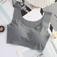 thumbnail image 1 of Sujetador para dormir sin aros de acero, sin costuras, de talla grande, a prueba de golpes, ropa interior deportiva para yoga para mujer, 1 of 6
