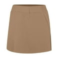thumbnail image 5 of SNOWSONG Womens Skorts with Slit and Pockets Tummy Control Plus Size Skorts for Women High Waist Athletic Sports Pants Skirt Casual Shorts Mid Waist Pants Tennis Skirt, 1PC Pants Skirt Khaki 5XL, 5 of 8