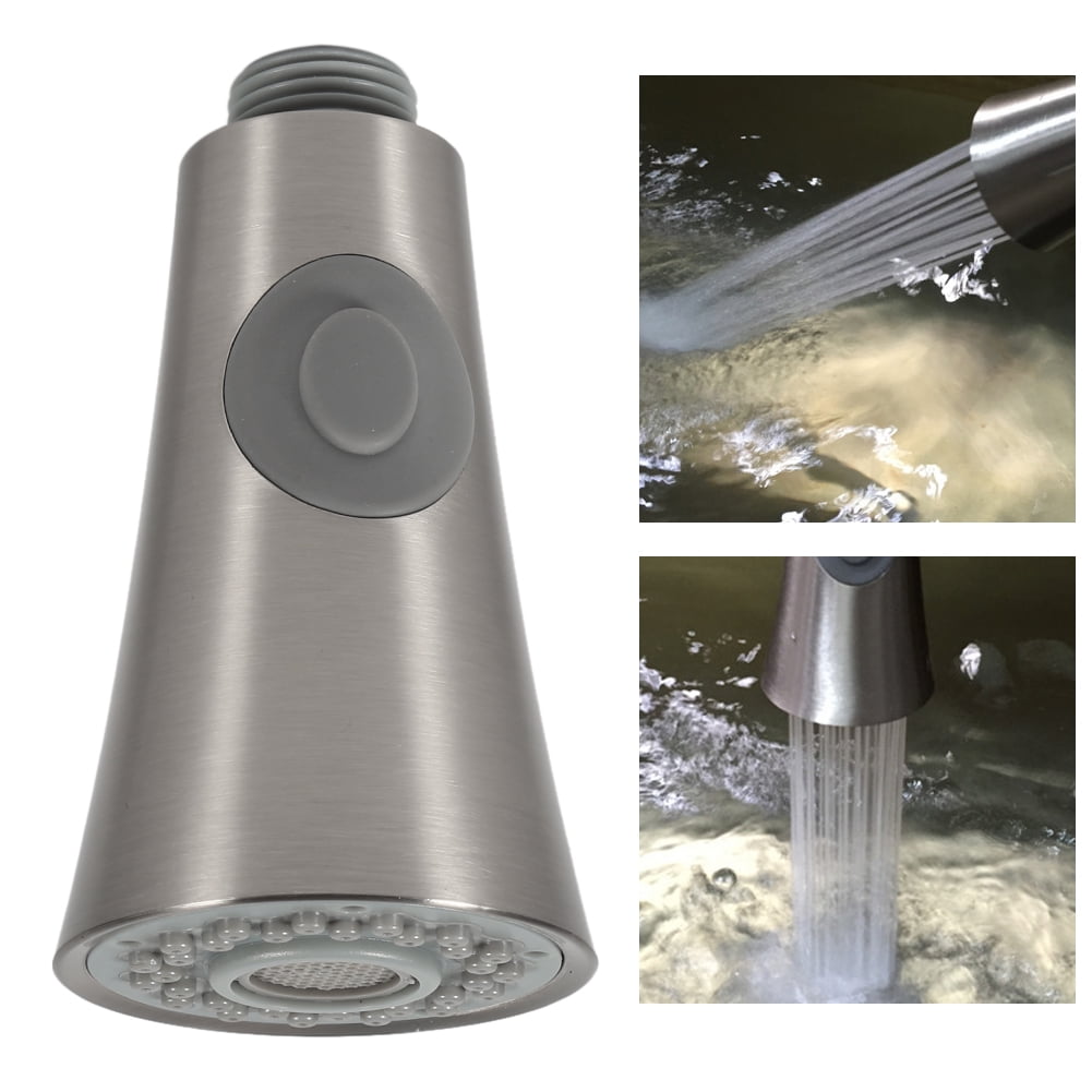 HURRISE 1/2  ABS Plastic Kitchen Sink Faucet Pull Down Steel Replacement Pull Out Spray Shower Head,Spray Head, Pull Down Spray Head