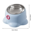 thumbnail image 1 of Bol d'Alimentation pour Chat avec Base Robuste Base Surélevée pour Intérieur et Extérieur Bol Unique en Acier Inoxydable Bols pour Chat Col Surélevé, 1 of 4