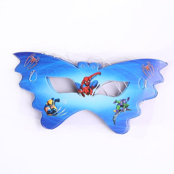 Spider-Man Theme Birthday Party Decoration Accessories Boys Gift Spider-Man Mask 10pcs