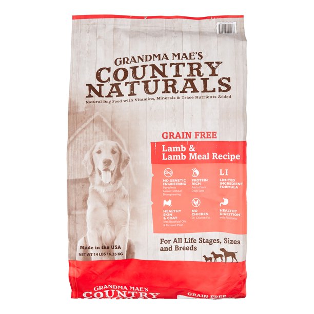 Grandma Mae's Country Naturals GrainFree Limited Ingredient Lamb