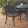 thumbnail image 5 of Home Styles Fauteuil de Salle à Manger Extérieur Biscayne en Finition Noire (Lot de 2), 5 of 5