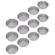 thumbnail image 3 of Juego de moldes para tarta de huevo de acero inoxidable, 12 moldes redondos para pasteles, Ideal para hornear en cocina y pastelería, 3 of 10