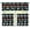 Bronw Aztec, variant on Monstera Kitchen Curtains and Valances Set,3 Piece Small Window Valance Sets Treatment Drapes for Kitchen, Bedroom, Living & Dining Room by Achim Home Decoration