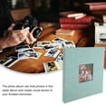 thumbnail image 4 of Self-adhesive Film Photo Album Linen Cover DIY Memory Photo Album Photo Book, 4 of 9