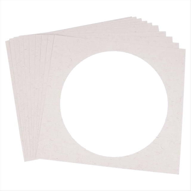 10-Sheets Soft Rice Paper Raw Pre-Mounted, Raw Rice Paper for Painting Writing Drawing, Shikishi Paper