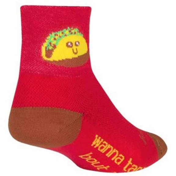 Sockguy  Cycling & Running Sock, Taco Therapy - Small & Medium