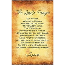 Creation Enterprises The Lord's Prayer Inspirational Christian 17" x 11" Poster