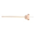 thumbnail image 4 of Soporte para lazos para el cabello, organizador de clips para niñas, colgador de 73cm/28,74 pulgadas, trenza de cuerda de algodón para almacenamiento de accesorios para el cabello, oso caqui, 4 of 9