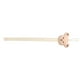 thumbnail image 4 of Soporte para lazos para el cabello, organizador de clips para niñas, colgador de 73cm/28,74 pulgadas, trenza de cuerda de algodón para almacenamiento de accesorios para el cabello, oso caqui, 4 of 9