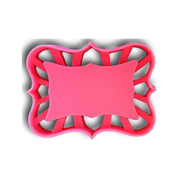 Thumbprint Plaque Shape Cookie Cutter- Fast Shipping - Sharp Edges - Exceptional Quality