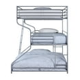 thumbnail image 2 of ACME Caius II Bunk Bed - Triple Twin/Full/Queen, Silver (1Set/2Ctn) 37790, 2 of 3
