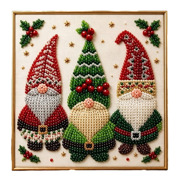 2026 Christmas Home Party Decoration Christmas Art Kit Gnome Christmas Tree DIY Wall Decor Art For Holiday Decoration Christmas Celebration Party Supplies