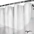 thumbnail image 3 of Grey Forest Shower Curtain Misty Mountain Tree Shower Curtains for Bathroom All Seasons Country Bathroom Shower Curtain Sets Waterproof Fabric Decor 84×72in with 12 Hooks, 3 of 4