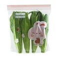 thumbnail image 2 of YAOMOBB Sac Alimentaire Résistant aux Basses Températures Épaissi Réutilisable Transparent de Qualité Alimentaire avec Fermeture Éclair pour Fruits et Légumes, Va au Lave-Vaisselle, 2 of 6