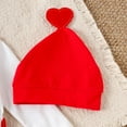 thumbnail image 5 of Tiijoy Infant Girls Valentine's Day Outfits Long Sleeve Romper Overalls Hat 3Pcs Set, Sizes 9-12M, 5 of 8