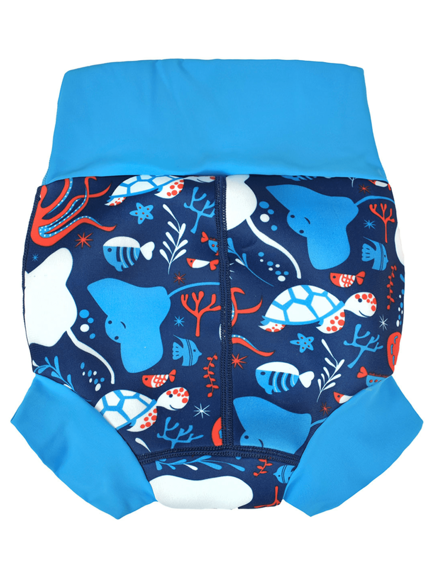 Splash About Baby Boy's Happy Nappy Sunsuit One-piece swimsuit with Swim  Diaper - Under the Sea, 6-14 Months