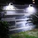 thumbnail image 3 of Kuymtek Lámpara de valla de 4 LED, luz de pared de escalera de plástico con energía Solar, decoración de paisaje al aire libre, 3 of 8