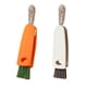 thumbnail image 4 of Advancent Cepillo ranurado para botella de leche, removedor de polvo multifuncional con mango largo en forma de zanahoria, accesorios de Suministros de limpieza para el hogar Gris, 4 of 6